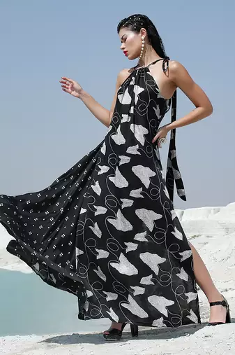 Black Ameera Sundowner Maxi