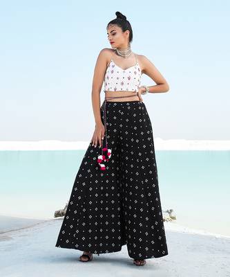 Ivory Ameera Ruffle Kimono Sharara Set 4