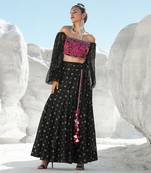 Ameera Drop Shoulder Crop with Wrapsody Skirt