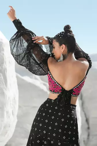 Ameera Drop Shoulder Crop with Wrapsody Skirt