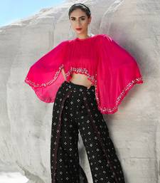 Ameera Pinkmess Umbrella Sleeve Top