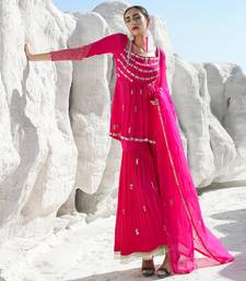 Ameera Pink Mess Sharara Set
