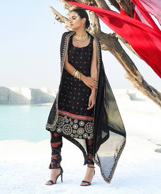 Ameera Kurta Ruched Churidaar Set 5