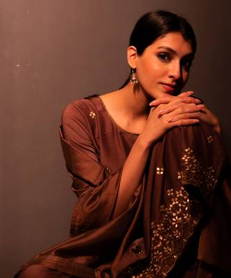 Rust Maroon Begum Kurta Set 4
