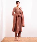 Nude Myra Straight Fit  Suit Set