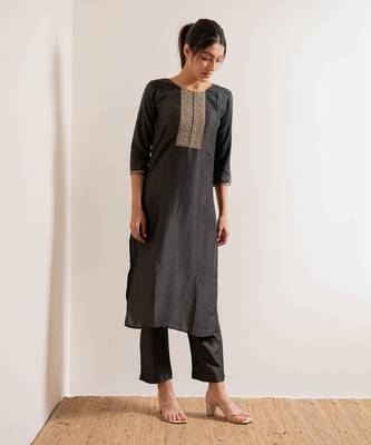 Olive Green Reet Straight Fit  Suit Set 3