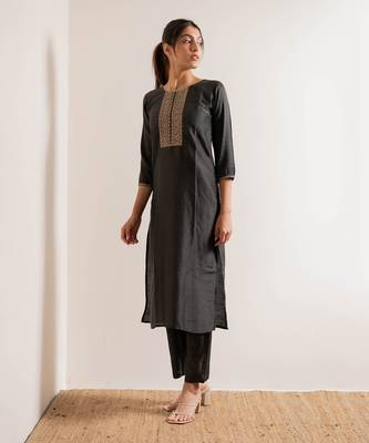 Olive Green Reet Straight Fit  Suit Set 5