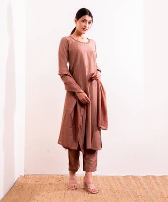 Nude Nida Straight Fit  Suit Set 5