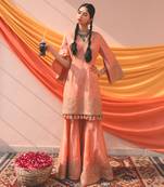 Blissfull Pink Sharara Set