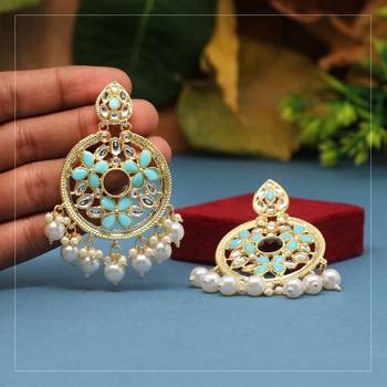 Turquoise danglers-drops 1