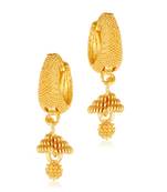 Everyday wear alloy Gold Plated Bali, Bali jhumka, Hoop Earring, Dangle Earring, Earring for Women and Girls VFJ1504ERG