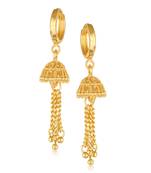 Everyday wear alloy Gold Plated Bali, Bali jhumka, Hoop Earring, Dangle Earring, Earring for Women and Girls VFJ1511ERG