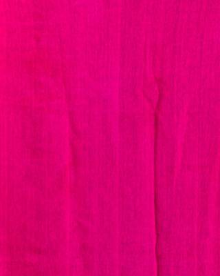 Pink hand woven matka silk saree with blouse 5