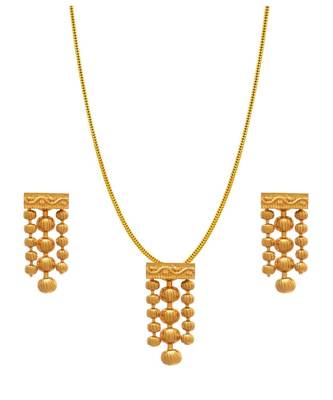 Traditional Three liner Pendant Set For Woman 1