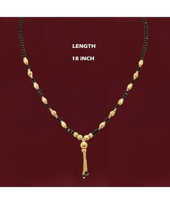 Black bead mangalsutra for woman 2