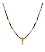 Black bead mangalsutra for woman