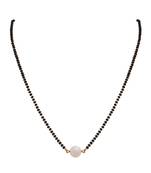 Black bead mangalsutra for woman