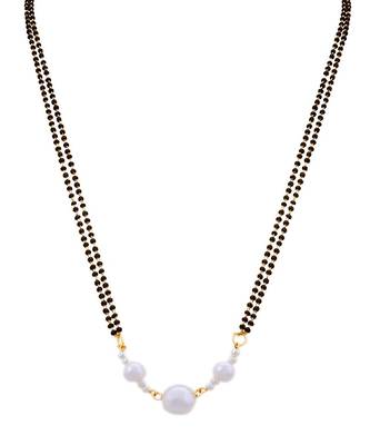 Black bead mangalsutra for woman 1