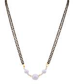 Black bead mangalsutra for woman