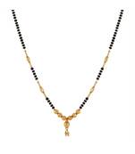 Black bead mangalsutra for woman