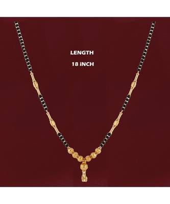 Black bead mangalsutra for woman 2