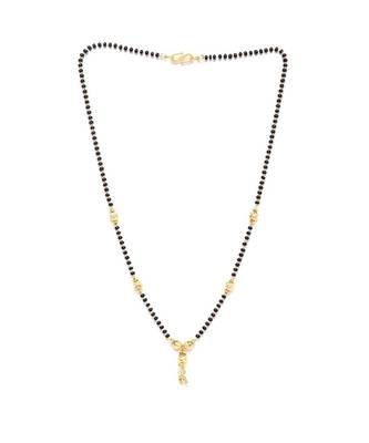 Black bead mangalsutra for woman 1