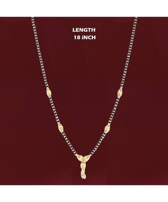 Black bead mangalsutra for woman 2