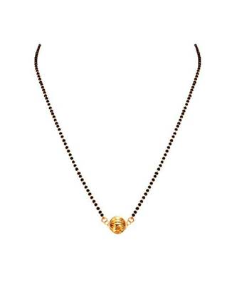 Black bead mangalsutra for woman 1