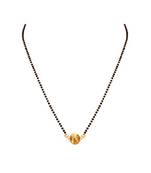 Black bead mangalsutra for woman