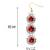 Pearl Maroon Designer White Diamond Necklace Set For Woman and Girls