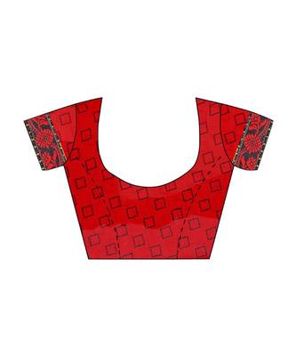 Red Georgette Ready To Ship Sarees 5
