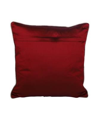 Eyda Glitor Sequins Beige and Brown Color Designer Cushion Cover Set of 2 4