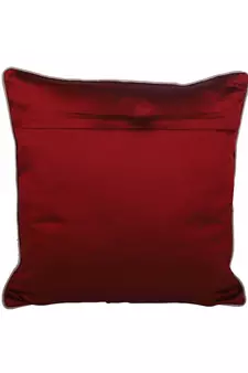 Eyda Glitor Sequins Beige and Brown Color Designer Cushion Cover Set of 2
