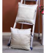 Eyda Glitor Sequins Ivory Color Designer Cushion Cover Set of 2
