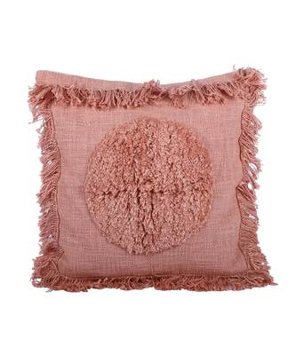 Eyda Peach Color Designer Cushion Cover Set of 2 2