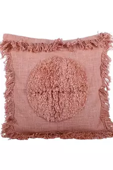 Eyda Peach Color Designer Cushion Cover Set of 2