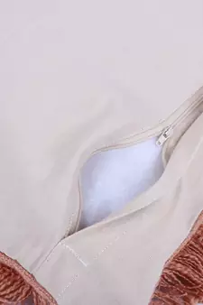Eyda Peach Color Designer Cushion Cover Set of 2