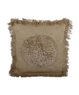 Eyda Khaki Color Designer Cushion Cover Set of 2 2
