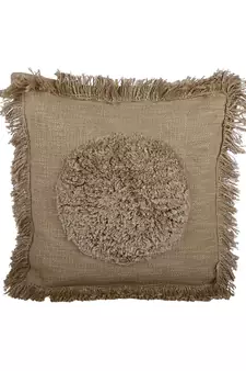 Eyda Khaki Color Designer Cushion Cover Set of 2