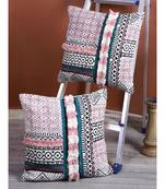 Eyda Hand Block Printed Multi Color Cushion Cover Set of 2