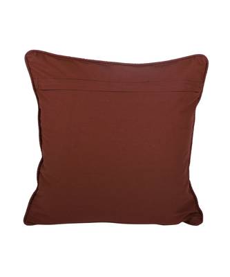 Eyda Corner Boota Choco Brown Color Designer Cushion Cover Set of 2 4