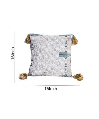 Eyda Digital Print Multi Color Velvet Reversible Cushion Cover Set of 2 2