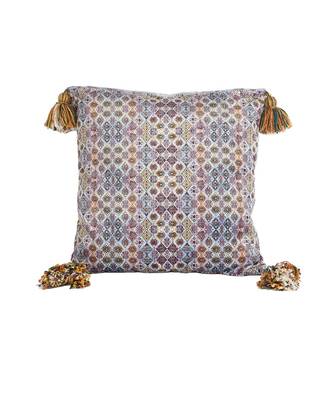 Eyda Digital Print Multi Color Velvet Reversible Cushion Cover Set of 2 3