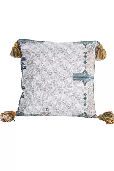 Eyda Digital Print Multi Color Velvet Reversible Cushion Cover Set of 2