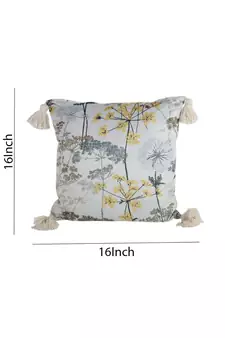 Eyda Digital Print Multi Color Velvet Reversible Cushion Cover Set of 2