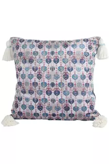 Eyda Digital Print Multi Color Velvet Reversible Cushion Cover Set of 2