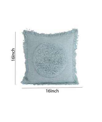 Eyda Premium Cotton Designer Turquoise Cushion Cover Set of 2 2
