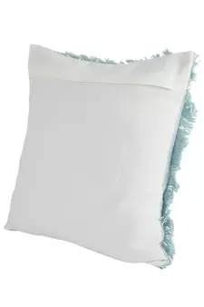 Eyda Premium Cotton Designer Turquoise Cushion Cover Set of 2