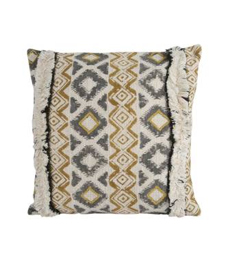 Eyda Premium Cotton Designer Beige Cushion Cover Set of 2 3