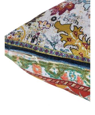 Eyda Digital Print Multi Color Velvet Reversible Cushion Cover Set of 2 5